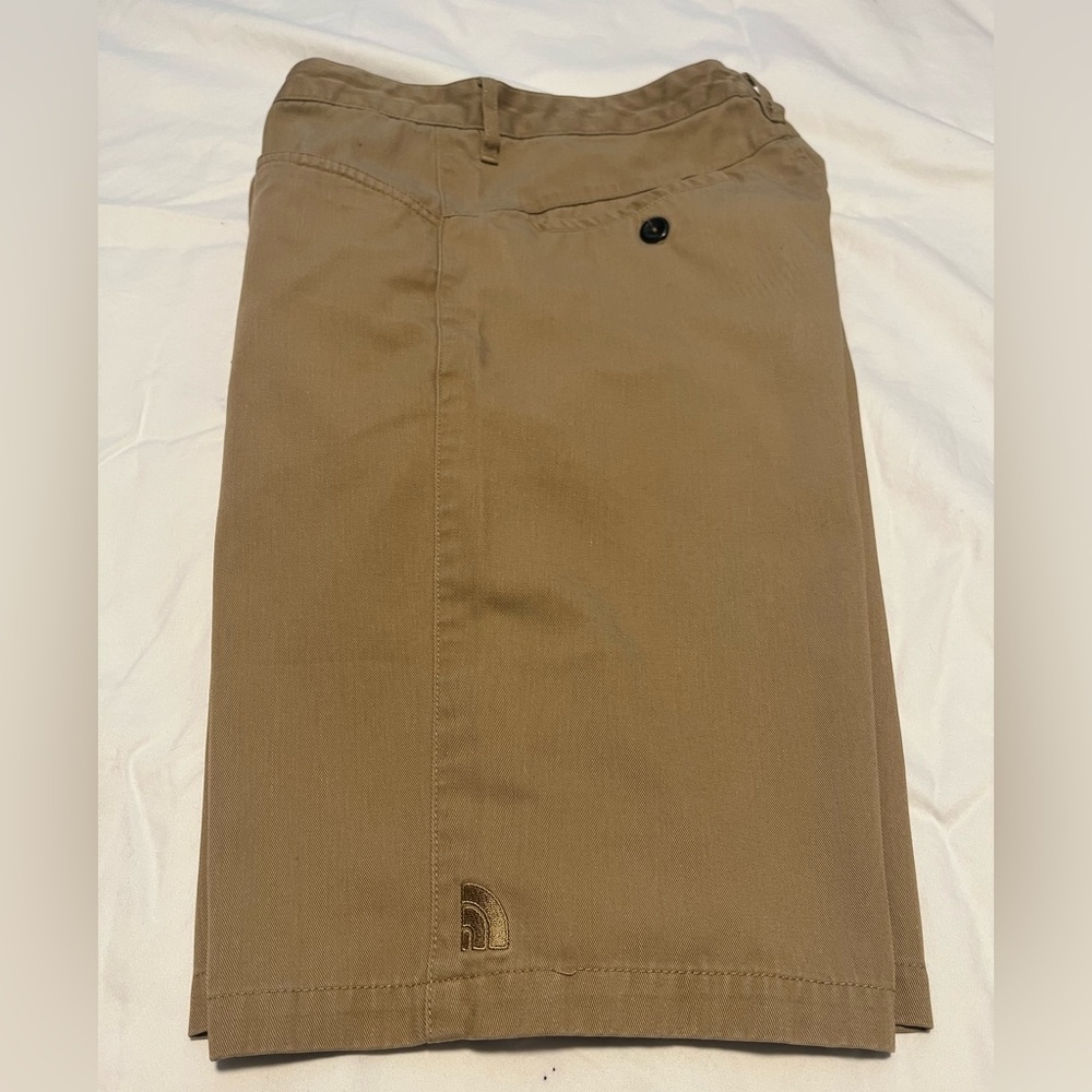 The North Face Men”s Flat Front Chino Tan Hiking Shorts Size 30 - Picture 8 of 14